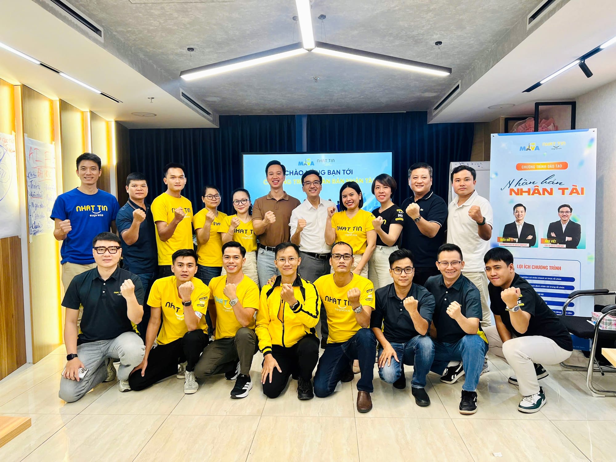 Đội ngũ Nhất Tín Logistics hoàn thành chương trình đào tạo nội bộ cùng MAVA